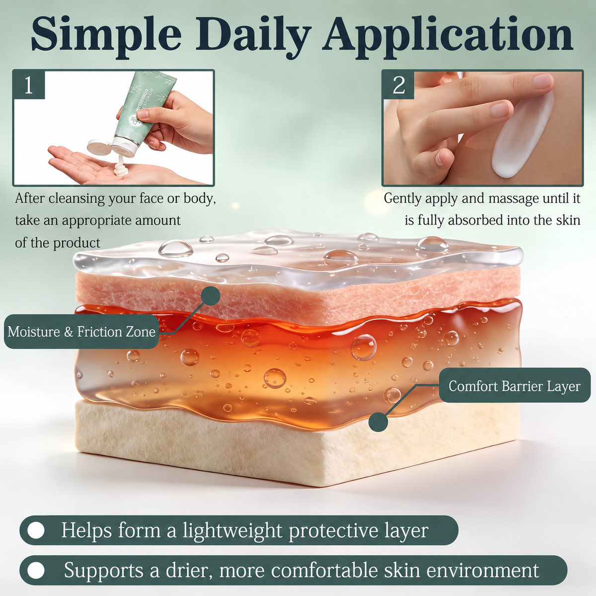 Relieve Skin Fold Irritation